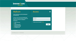 Desktop Screenshot of mybcom.brennercom.it