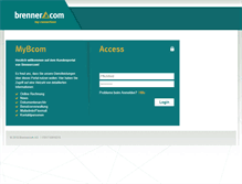 Tablet Screenshot of mybcom.brennercom.it